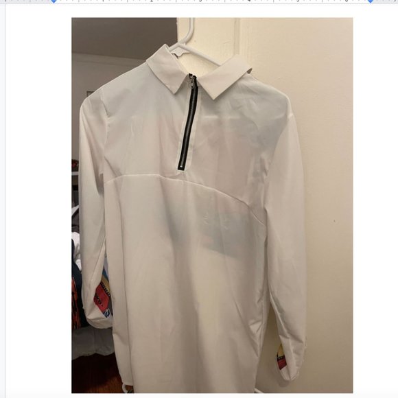 Patterned Long Dress Shirt - Picture 2 of 2